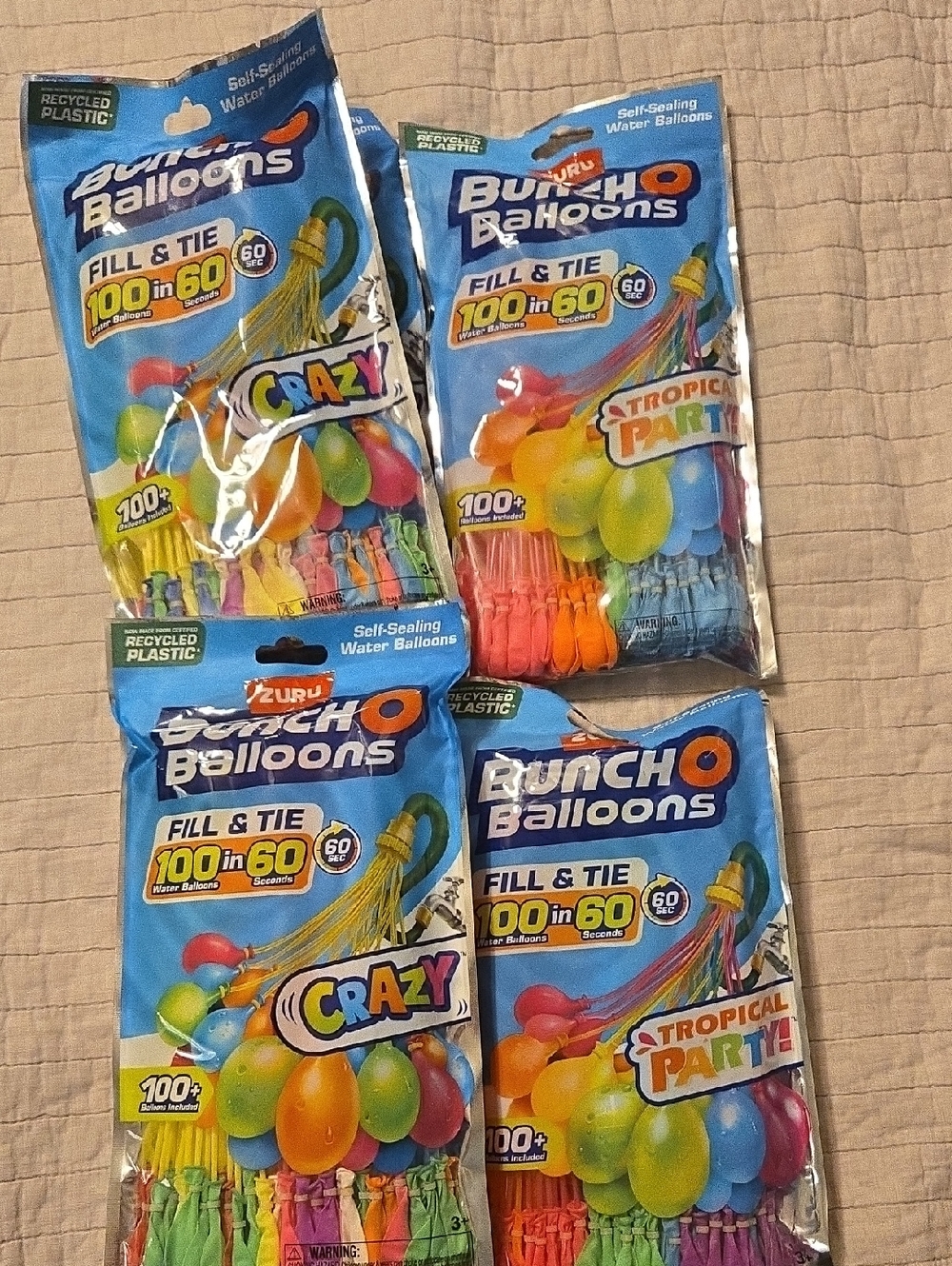 Bunch O Balloons Fill & Tie Water Balloons - Multicolor